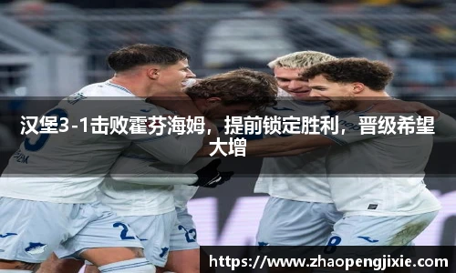 汉堡3-1击败霍芬海姆，提前锁定胜利，晋级希望大增
